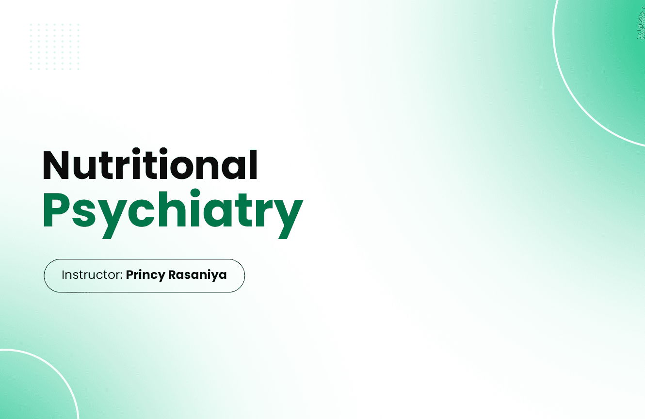 Nutritional Psychiatry